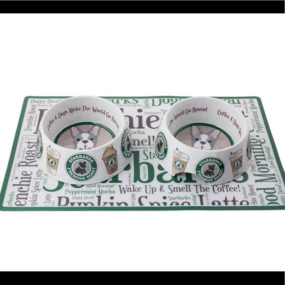Starbarks Frenchie Roast Placemat 11.5” x 19.0” x 0.08” NEW - Picture 2 of 3